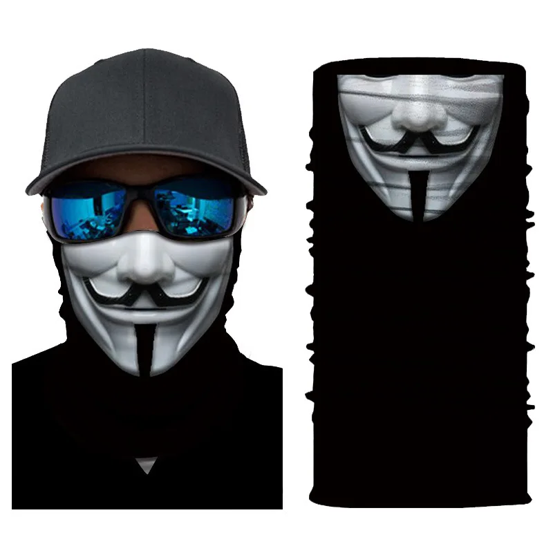 Велосипедная мотоциклетный головной платок FENRIR теплая маска для лица с черепом
