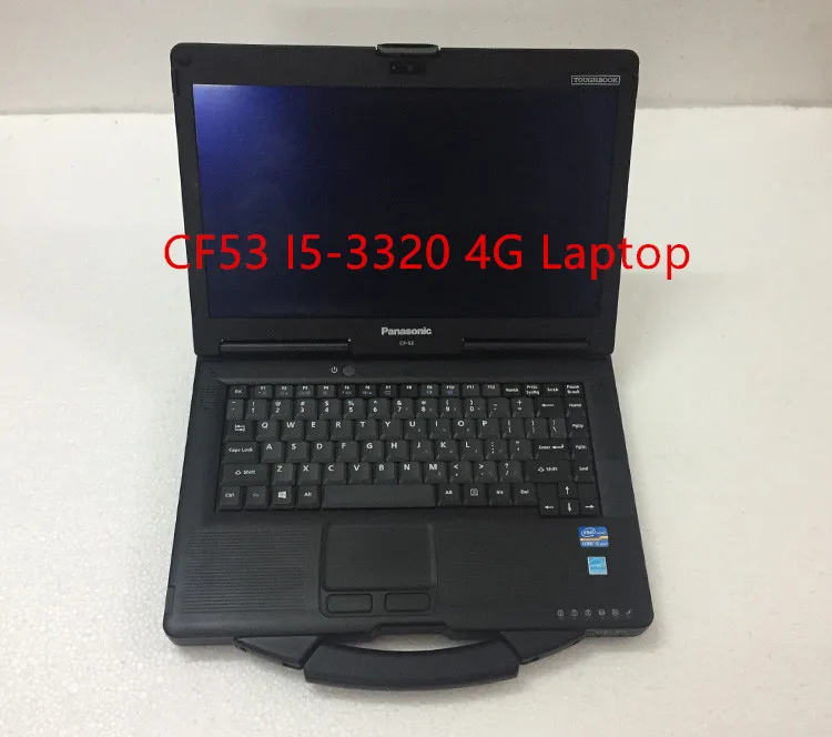 Самая низкая цена вторая рука CF53 I5-3320/3340 4G Panasonic Toughbook диагностический б/у ноутбук для MB STAR C3/C4/C5/C6 и ICOM ODIS