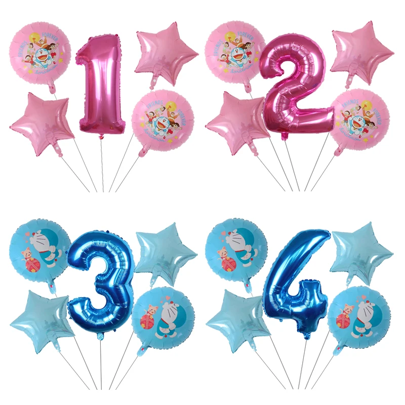 18-дюймовый фольгированный шар в виде кота мультяшный робот-кот для детей