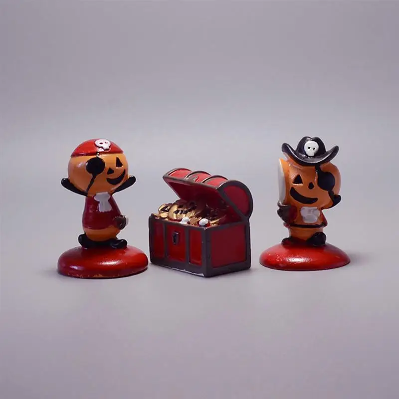 1 комплект украшения на Хэллоуин миниатюрные Пираты милые куклы из смолы поделки