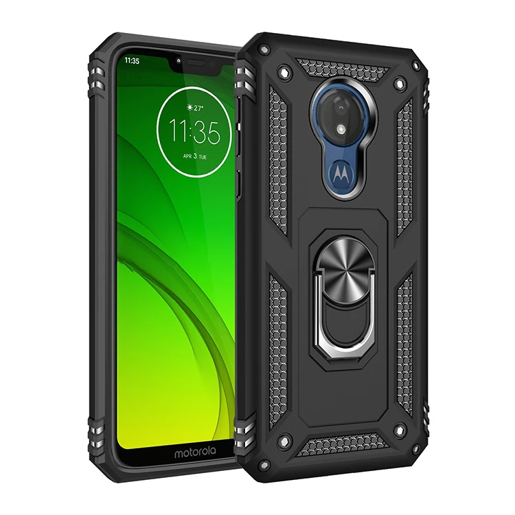 Противоударный чехол для Motorola Moto G8 G7 Power E6 Plus G6 E5 Play Магнитный с кольцом One Action Zoom Pro
