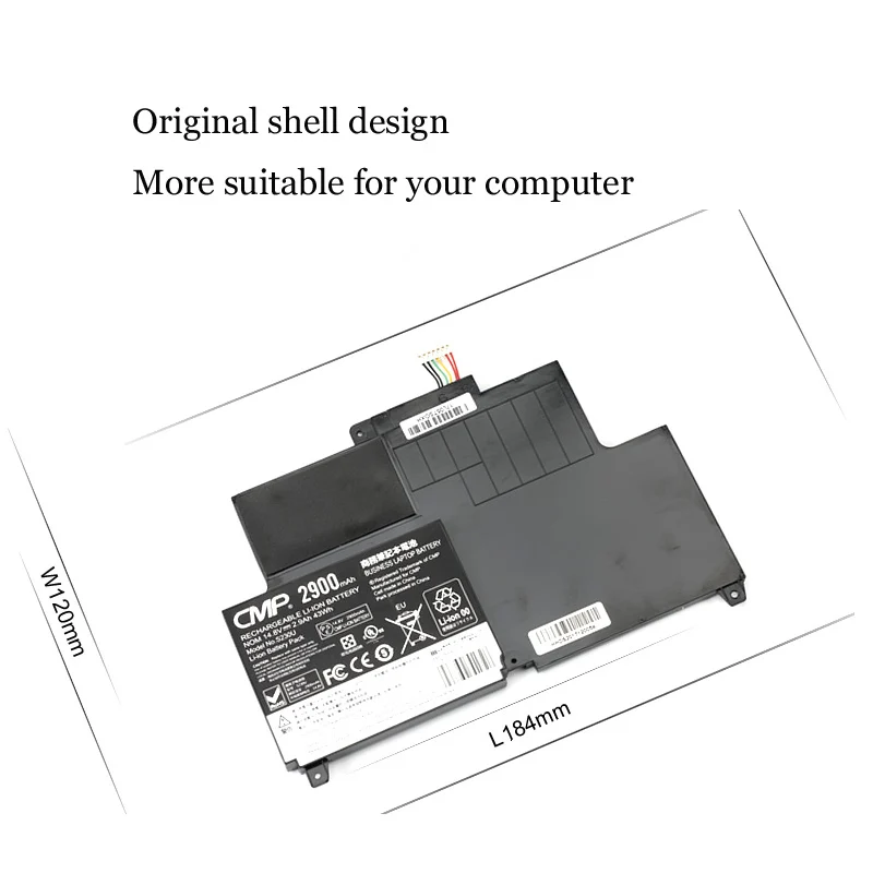 1 шт. Новый внутренний аккумулятор для ноутбука Lenovo ThinkPad S230U 45N1092 45N1094 Twist |