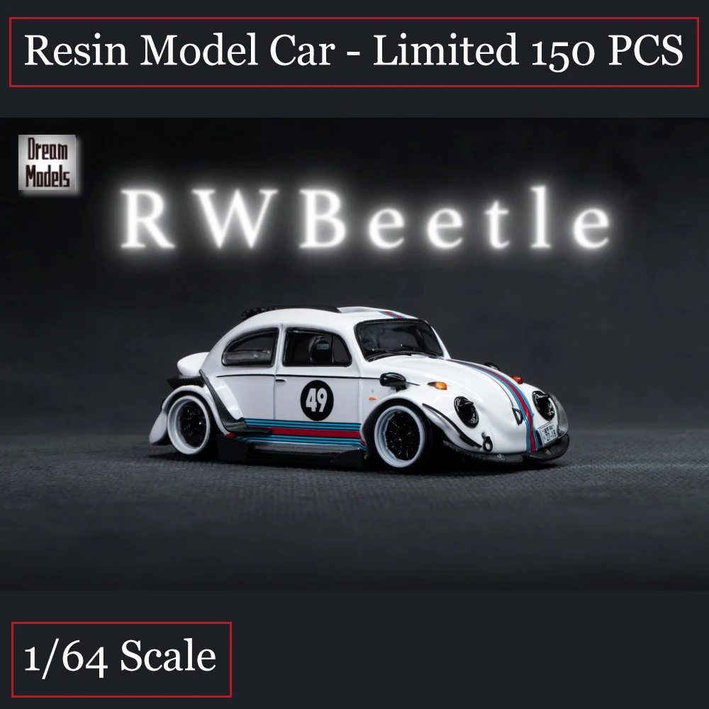 

Модели Dream 1/64, модель машина «Жук» Resin, автомобиль, литье под давлением, установка, 2 версии, покрытие, ограниченное количество 150 шт.