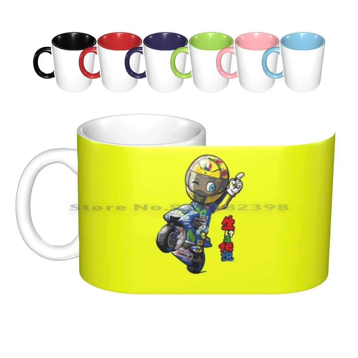 

My Name Is Nobody Ceramic Mugs Coffee Cups Milk Tea Mug Motomondiale Race Racing Motorcycle Creative Trending Vintage Gift