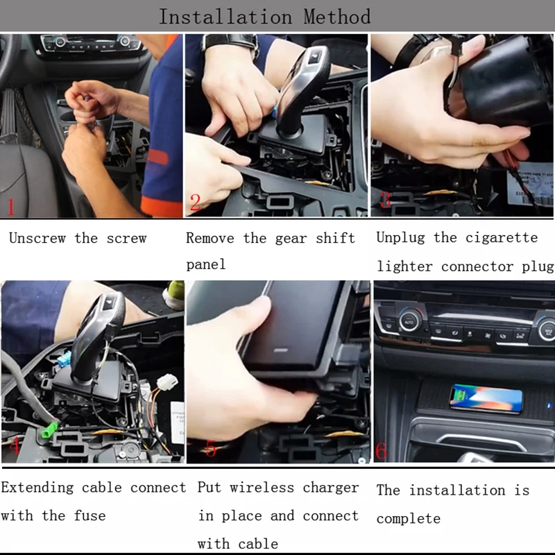 

Car Wireless Charger Mobile Phone Console Charger Qi Wireless Charger For-Bmw F25 F26 X3 X4