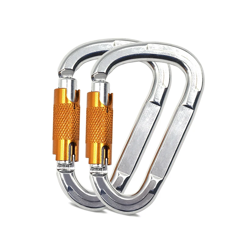 Профессиональный альпинистский Карабин D образной формы 25KN крючки для ключей из