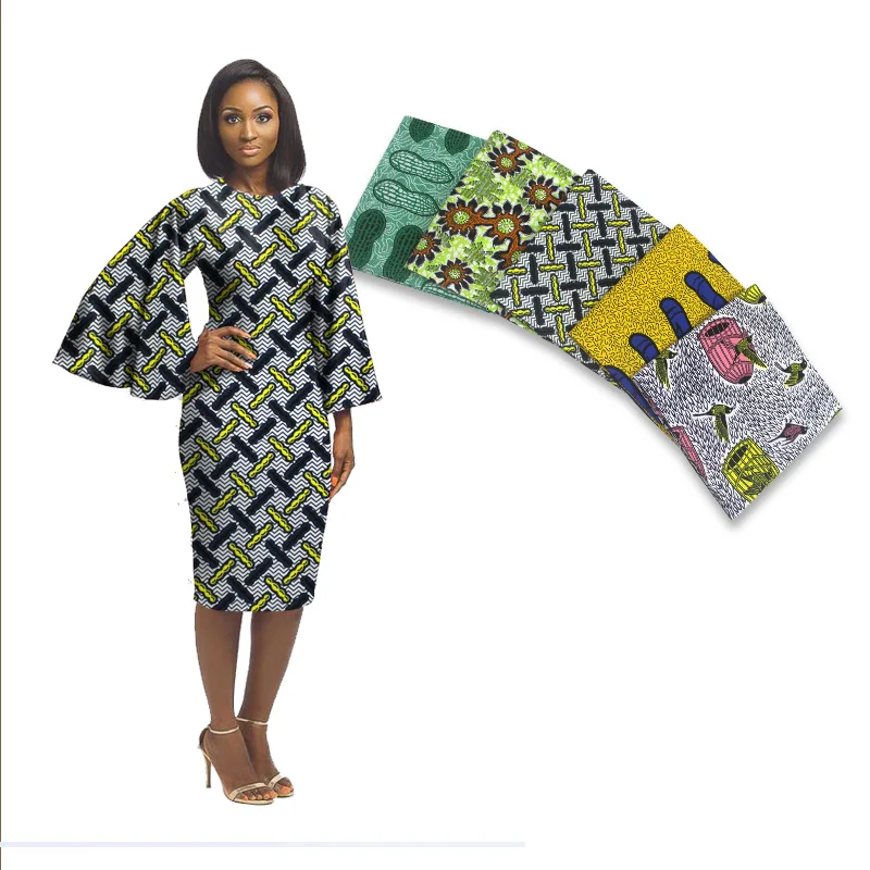 

Veritable wax print guaranteed real wax high quality pagne print wax 6yards african ankara sewing fabric