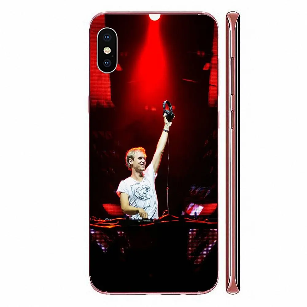 Для Apple iPhone 11 Pro X XS Max XR 4 4S 5 5C 5S SE SE2 6 6S 7 8 Plus Мягкий Сотовый телефон Armin Van Buuren Dj |