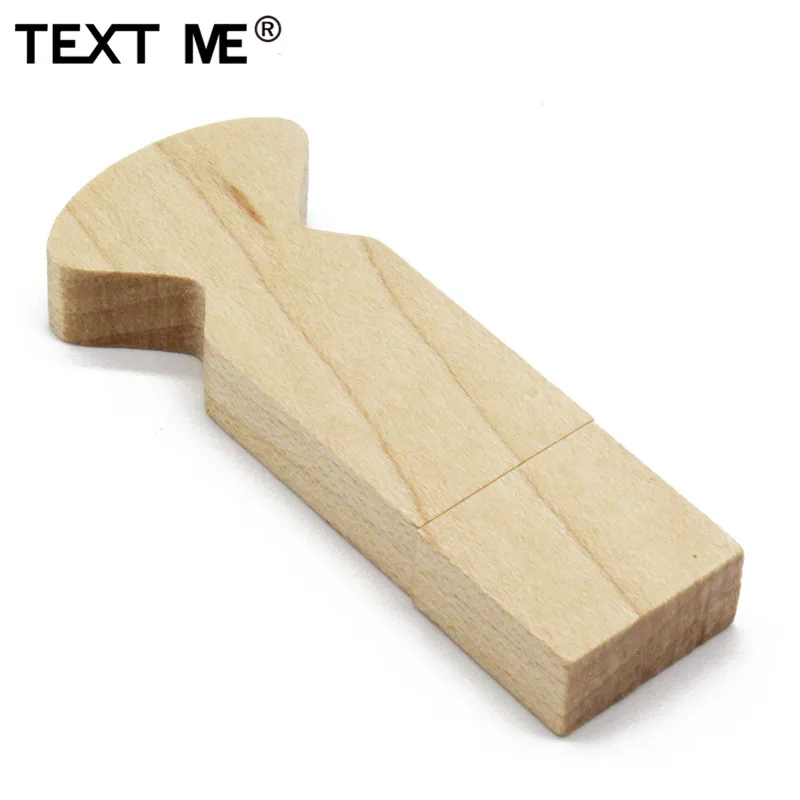 TEXT ME новый стиль кленовый деревянный 64 Гб usb флеш-накопитель 4 ГБ 8 16 32 usb2.0 флешка |