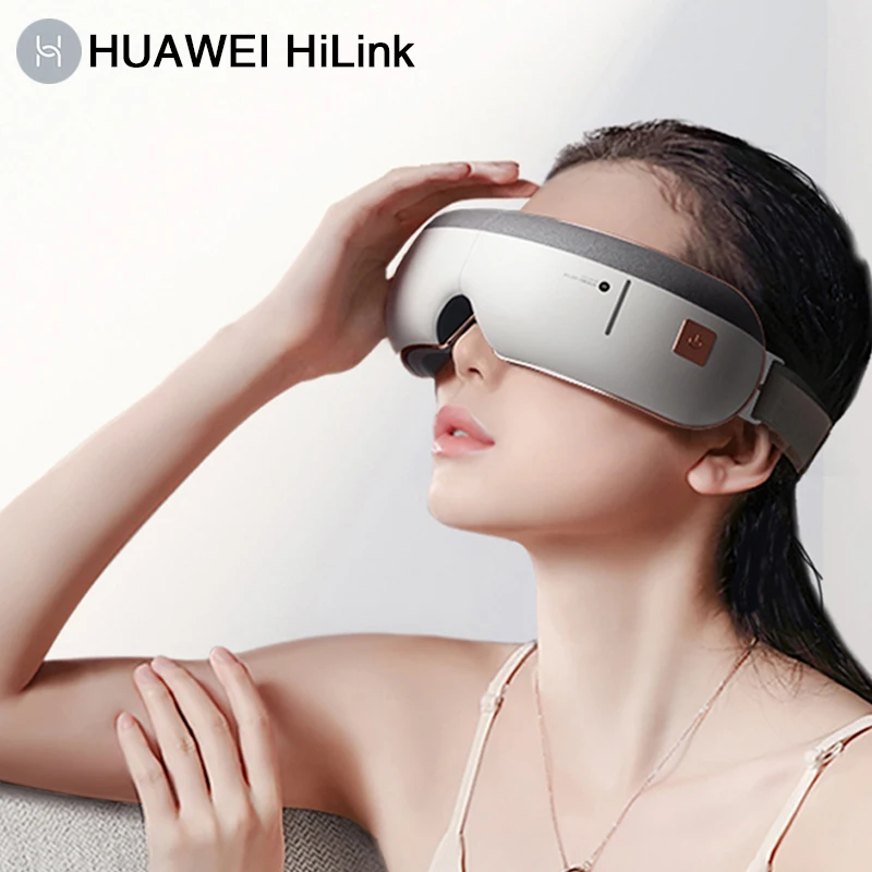 

HUAWEI HiLink Eye Massager Hot compress Smart glasses Eye protector Relieves Fatigue electric facial massager mask for sleep 5