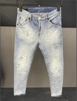 2021 hot fashion trend classic dsquared2 mens womens high quality cotton jeans pants dsq075