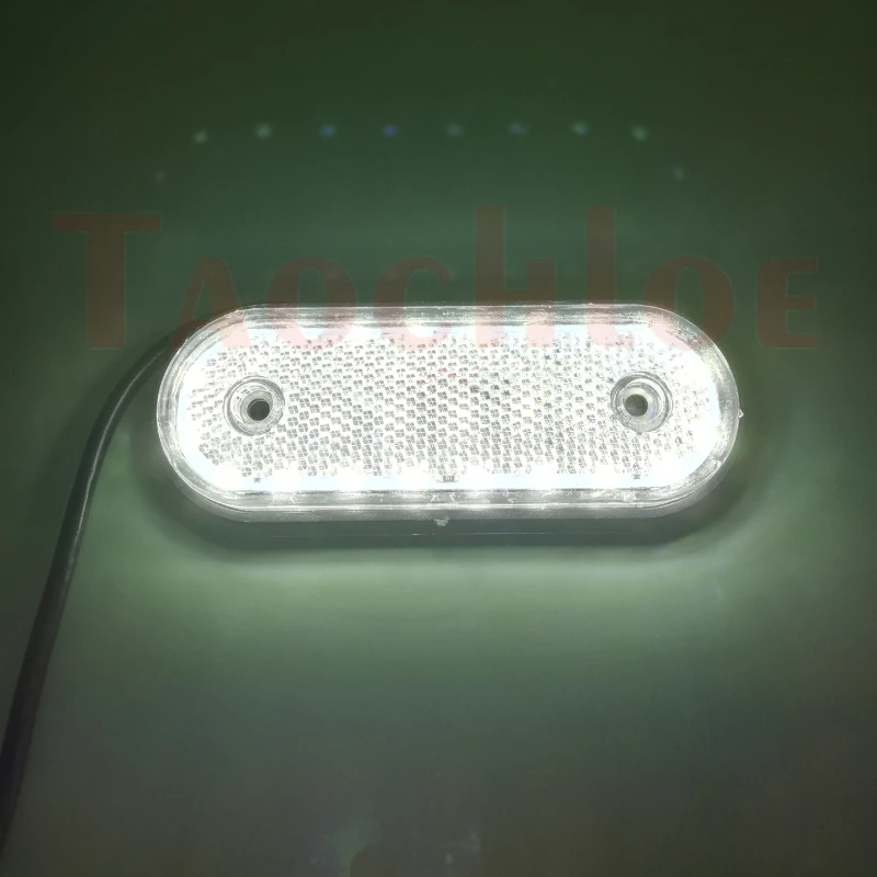 

10Pcs 24V Truck Side Lights LED Lamp Trailer Lorry Tractor Turn Signal Clearance Light Rear Signaling Lamps