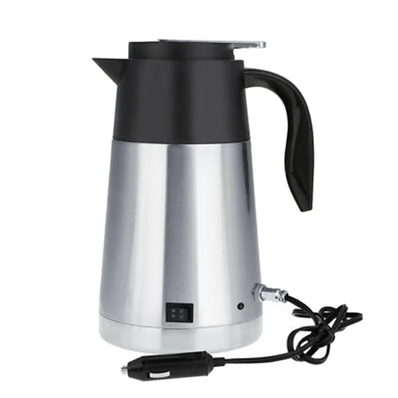 

Car Truck Travel Electric Kettle Pot Heated Water Cup Hot 12V/24V 1300Ml
