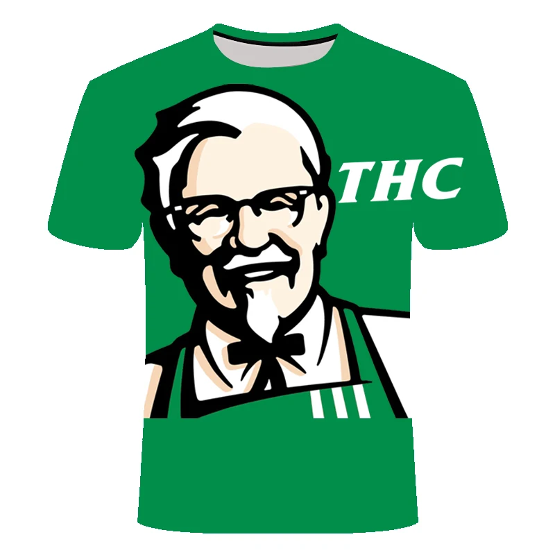 

Food 3D T-Shirt Men's Can Beer Burger Printing Hip-Hop Round Neck Short Sleeve Men's And Women's T-Shirts T-Shirt Wholesale