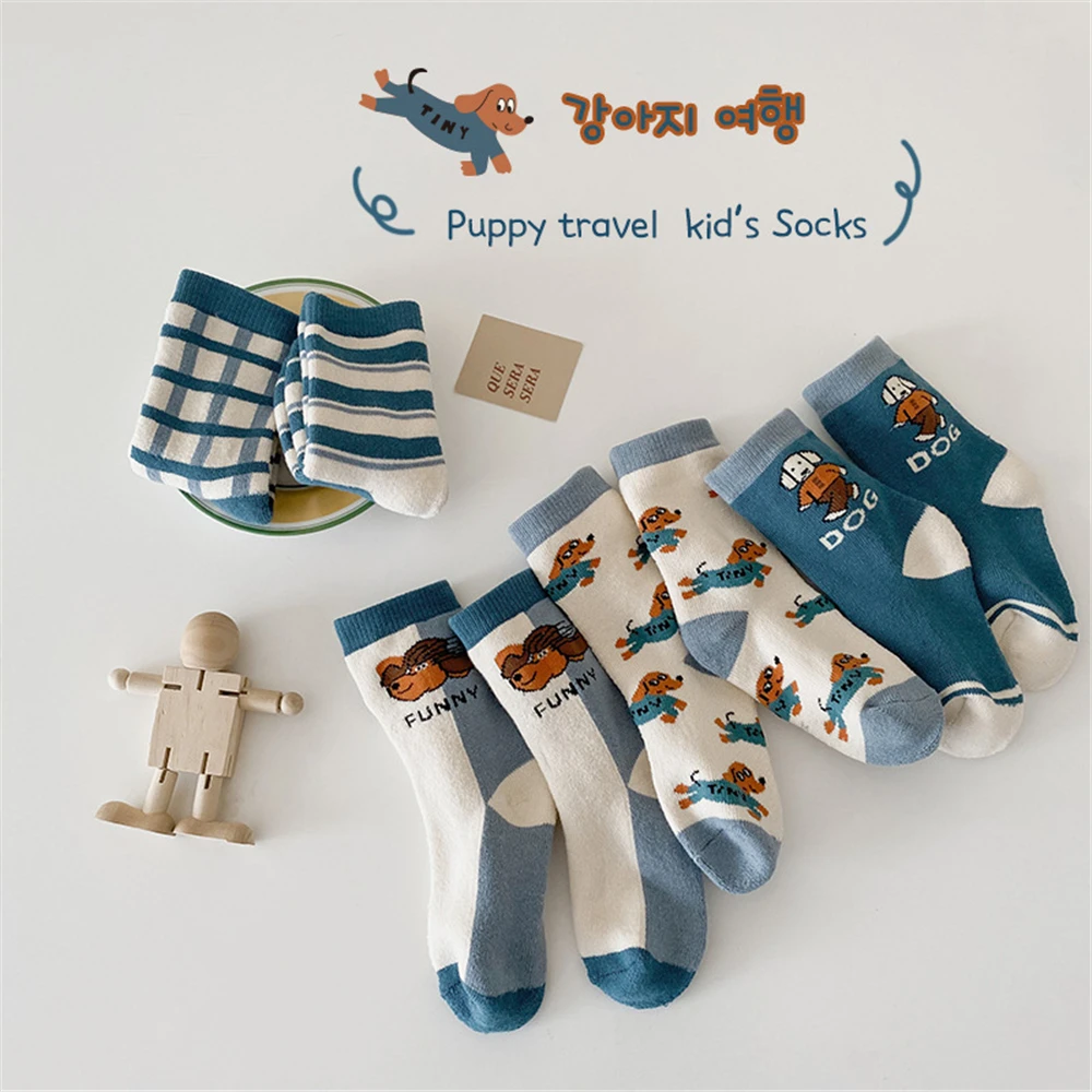 

5 Paris/lot Boys Socks Cotton Cartoon Car Cute Children's Multi-Color Socks Toddler Kids Baby Socks