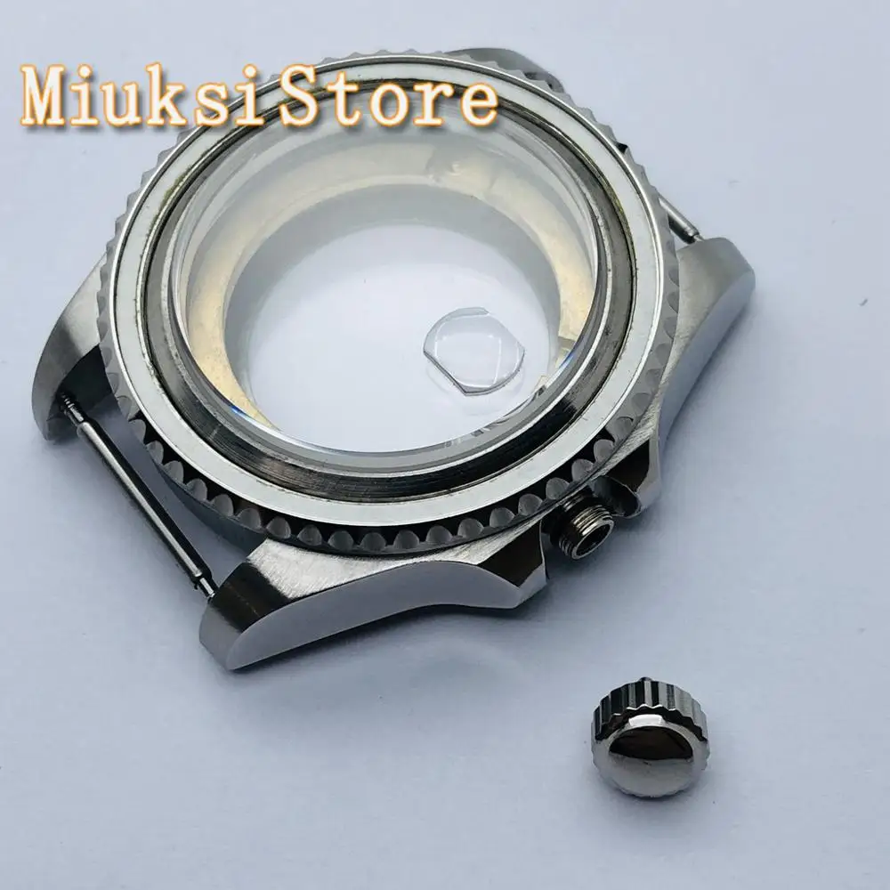 Bliger 43 мм стерильный чехол сапфировое стекло Прозрачный для задней панели fit ETA 2836