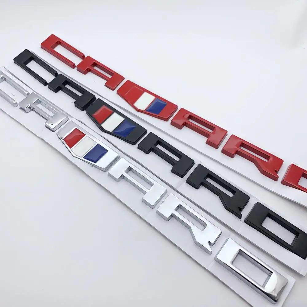 

10x Car Sticker Emblem CAMARO Letters Badge Body 3D Metal Sticker Auto Door Rear Trunk Decal Flag For Chevrolet Chevy SS ZL1 Z28
