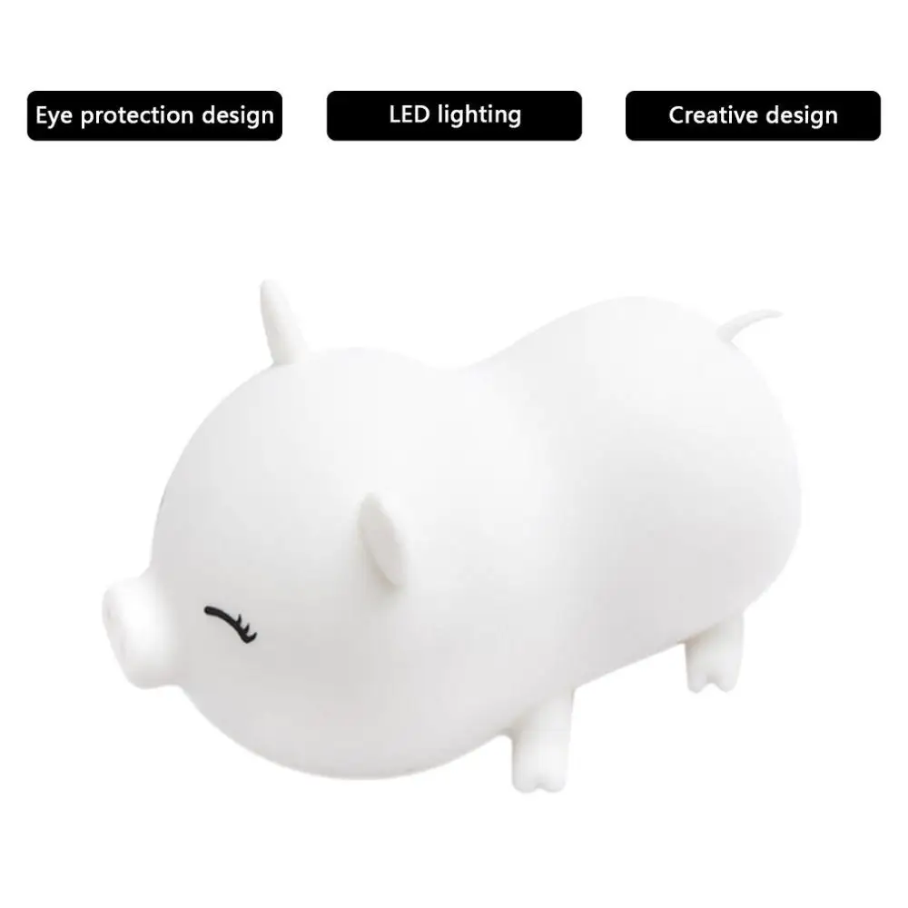 

Led Doodle Pig Night Light Home Decoration Lights Creative Atmosphere Lights Fashion Professional Beautiful