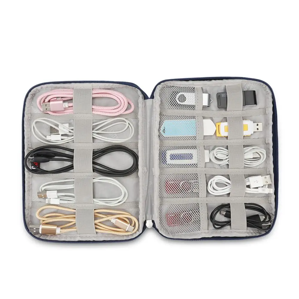 

BUBM Digital Storage Bag USB Data Gadgets Cable Organizer Earphone Wire Bag Power Bank HDD Organizer Travel Kit Case Pouch