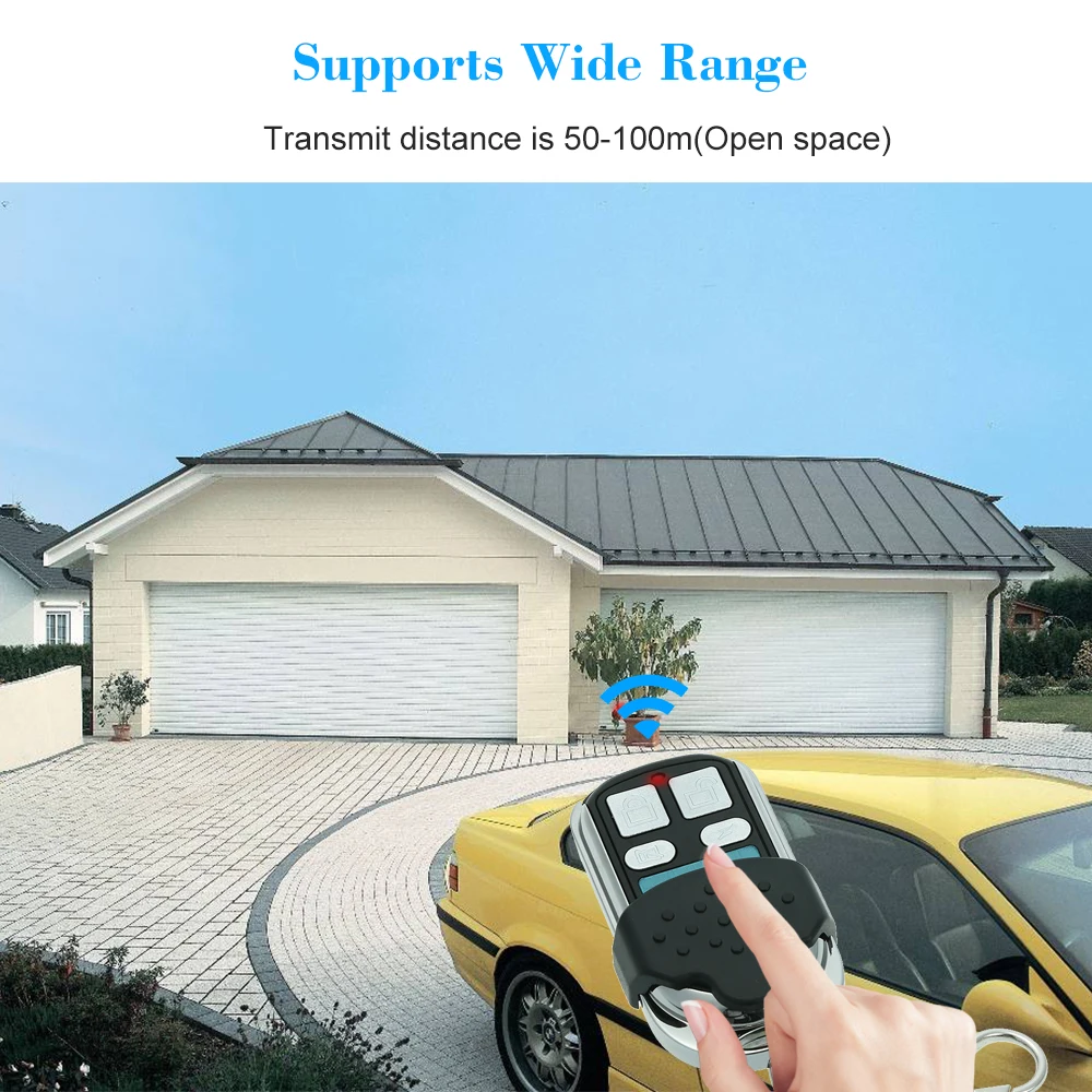 433 МГц 4 кнопки копия клонирования Дубликатор пульт дистанционного управления