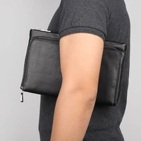 men handy clutch bag male genuine leather wristlet clutch purse mens business phone bag wallet for card holder money bag
