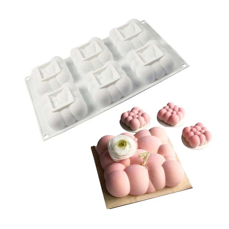 

8 Heart Mousse Cake Mold French Dessert Silicone Mold Valentine's Day Chocolate Jelly Baking Tools Cake Decorating Tool