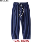 Весенне-летняя мужская пижама, штаны для сна в японском стиле, винтажная свободная одежда для сна, домашние повседневные штаны, модель 11XL, 8XL, 9XL, 10XL, 12XL