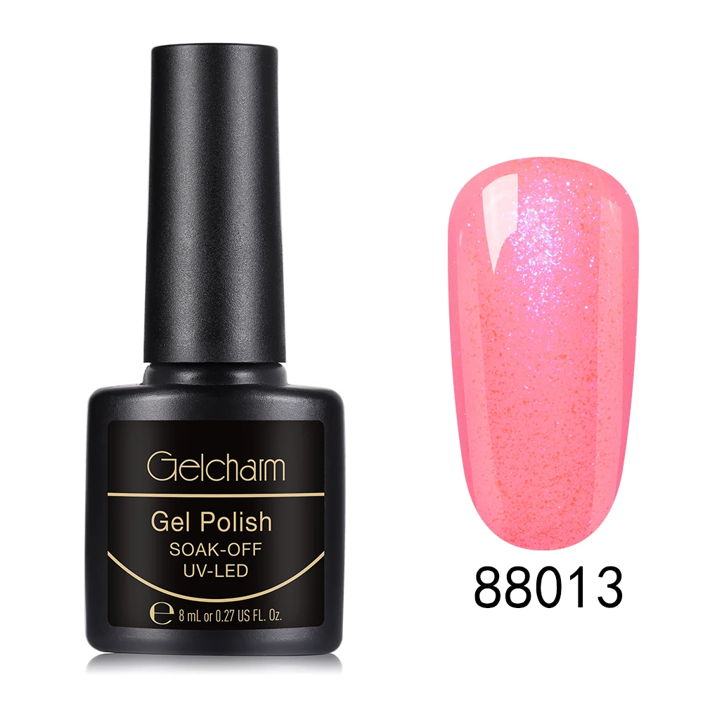 88013 Gelcharm 8 мл сменная серия Гель-лак для ногтей УФ светодиодный отмачиваемый лак для ногтей Блеск для ногтей салон маникюрный лак - Цвет: 88013