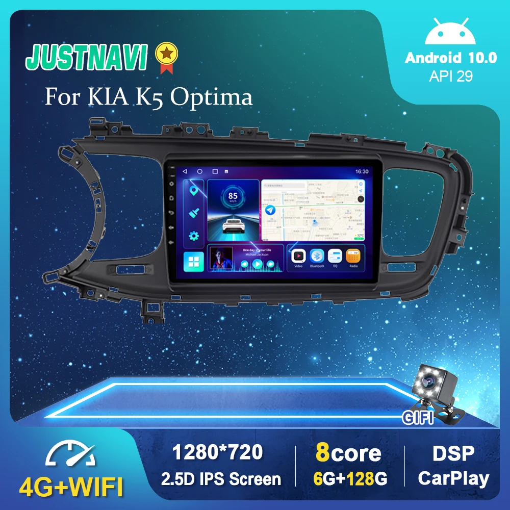 

Автомагнитола для KIA K5 Optima 2013-2015, радио, навигация, GPS, мультимедийный видеоплеер, Android 10,0, автостерео, 2din, DVD, 9 дюймов