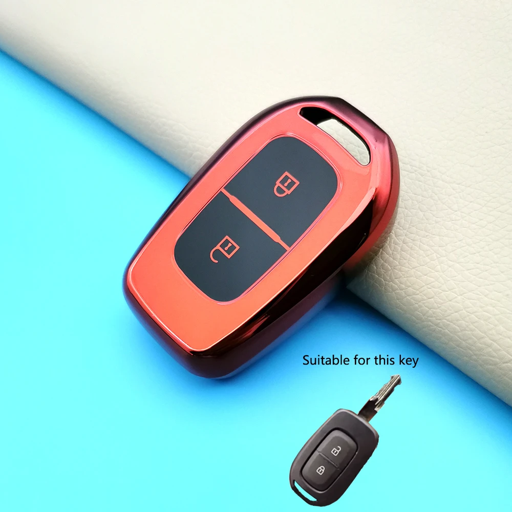 Высококачественный чехол для автомобильного ключа из ТПУ 2020 Renault Kwid символ