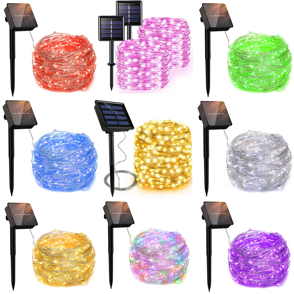 

LED Outdoor Solar Lamp String Lights 200/300 LEDs Fairy Holiday Wedding Party Garland Solar Garden Waterproof for Home Led Decor