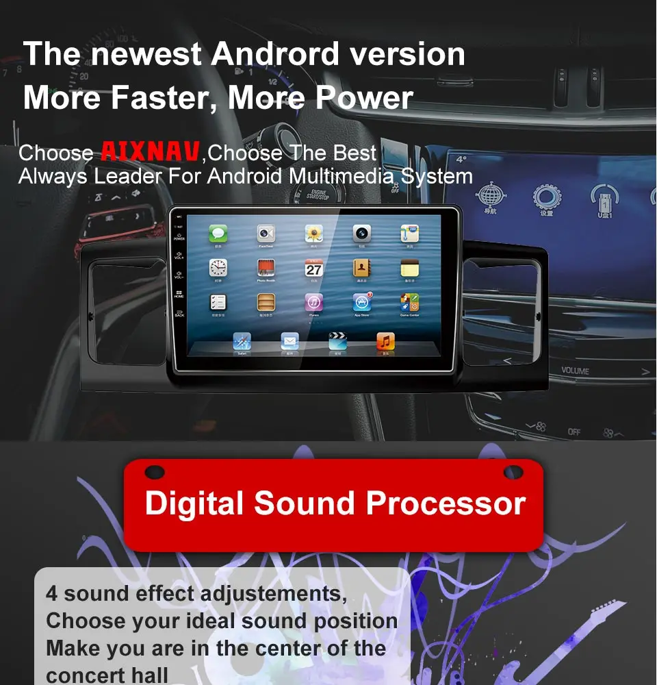 AIXNAV Автомобильный мультимедийный плеер GPS Android 5 1 для Toyota Corolla автомобильное радио