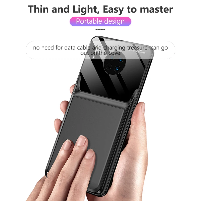 

5000/6000mAh Battery Charger Case For Huawei Mate 30 Mate 30 Pro External Power Case Phone Battery Charger Cover For Mate 30 Pro