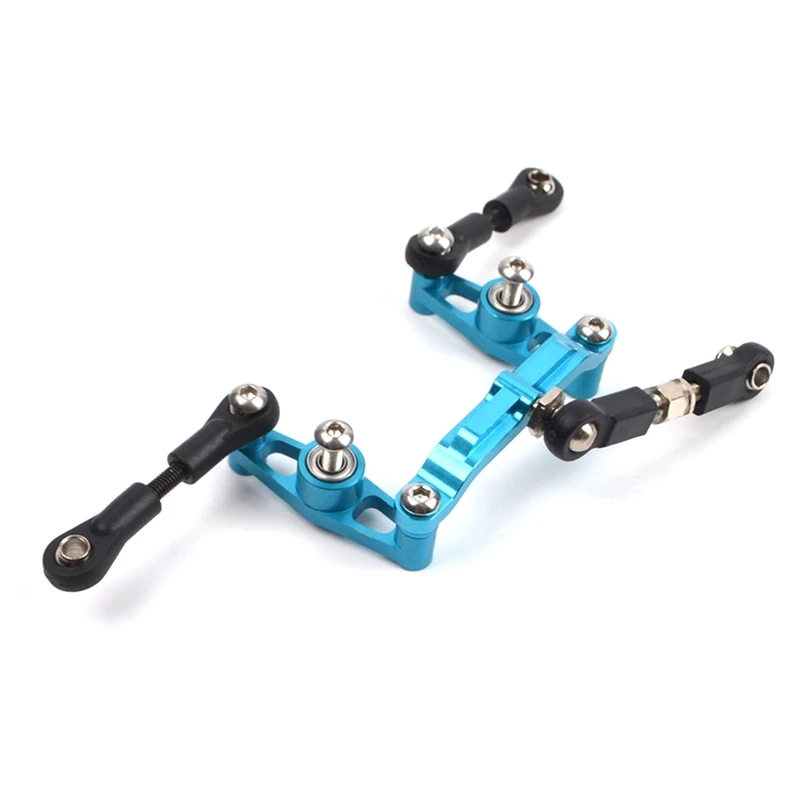 

Aluminum Alloy Ball Bearing Crank Steering Set for Tamiya TT02 TT-02 TT02D TT-02D 1/10 RC Car Upgrade Parts Accessories