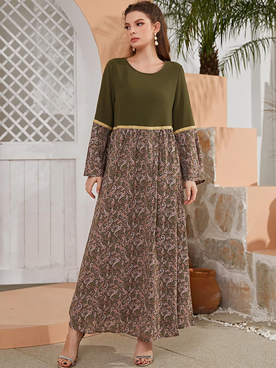 

Abayas For Women Vestido Plus Size Islam Abaya Dubai Turkey Arabic Maxi Muslim Dress Kaftan Robe Longue Musulman Femme Caftan