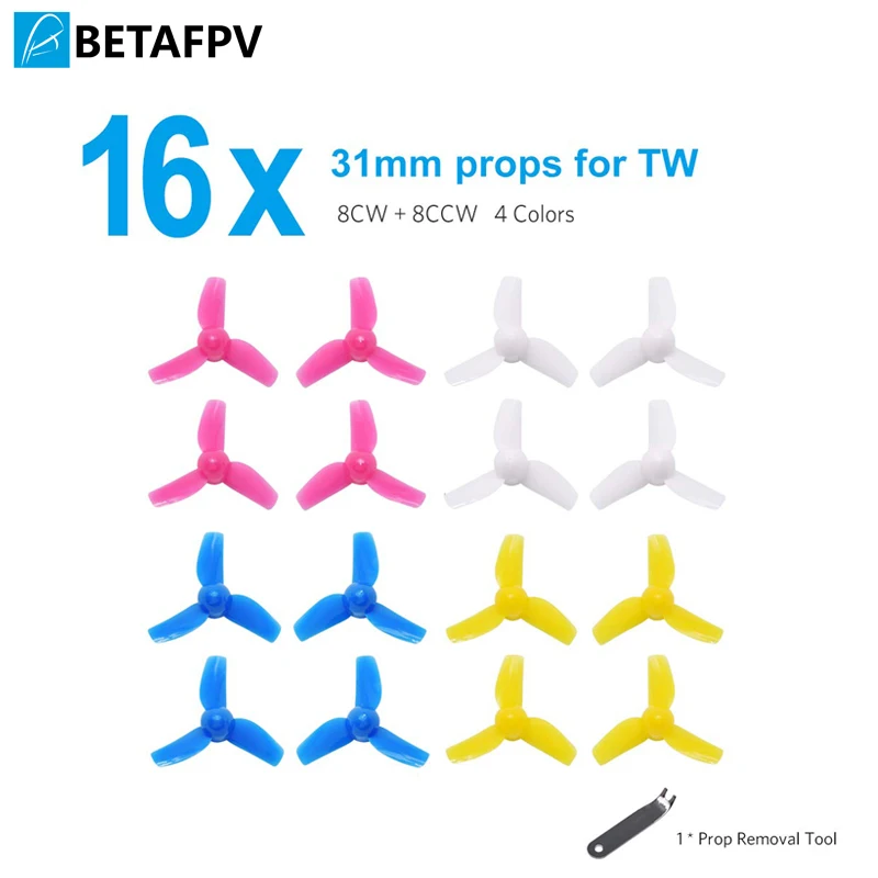 BETAFPV 4 комплекта 31 мм 3 лопастные опоры 0 8 вал для 615 мотора Tiny Whoop Quad Like Beta65|motor shaft|shaft