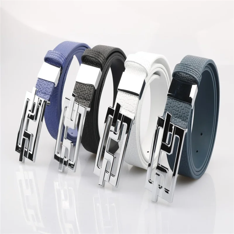 

2020 new golf pants belt business versatile leather belt