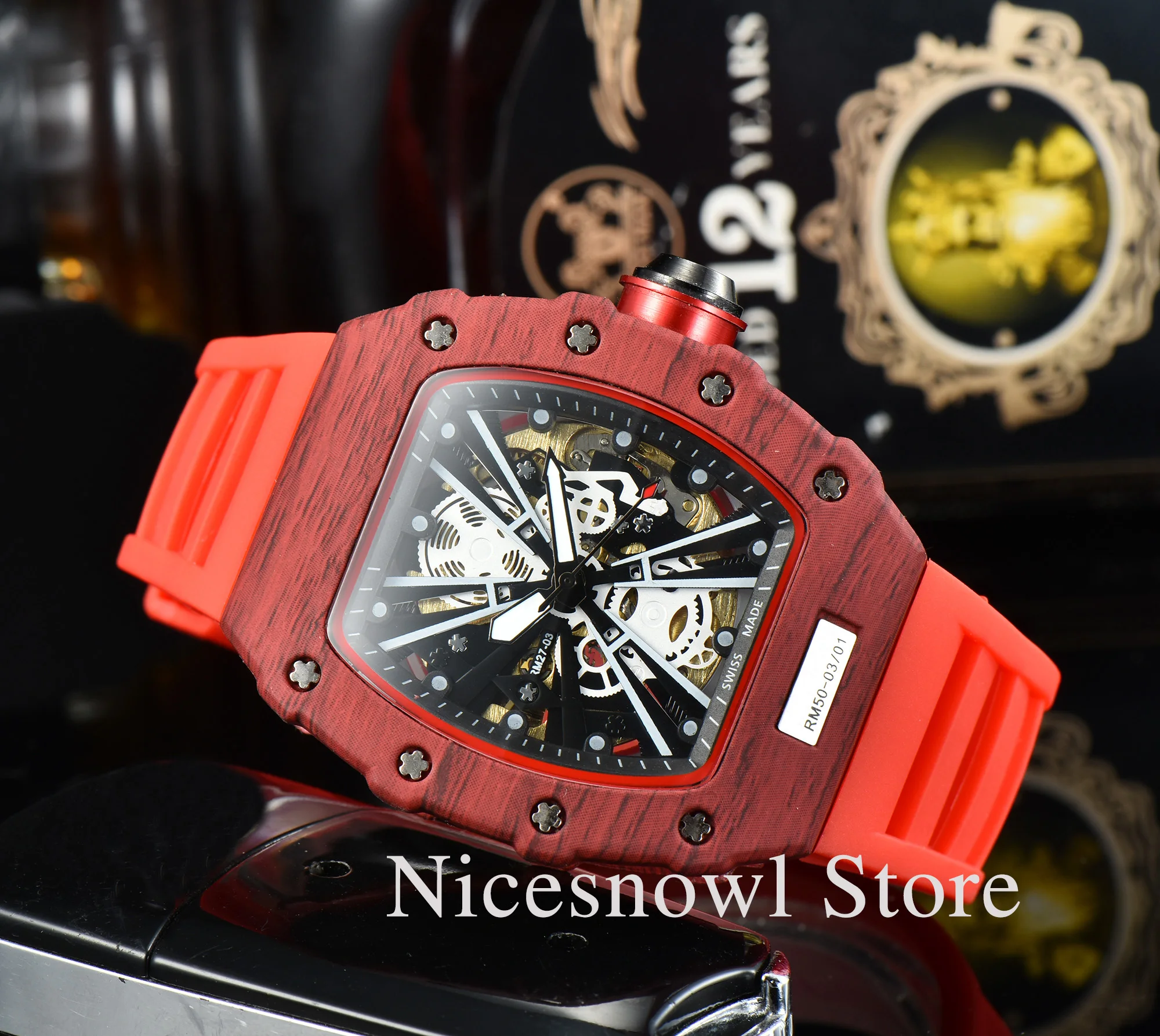 

New arrival Men Watch Top Brand Luxury Watch Quartz Automatic Watch DZ Male Clock RM Men watche