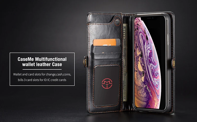 Роскошный флип-чехол me из натуральной кожи для IPhone 11 Pro 11Pro X XS Max XR 6S 7 8 Plus, винтажный Чехол-кошелек с отделением для карт, чехол