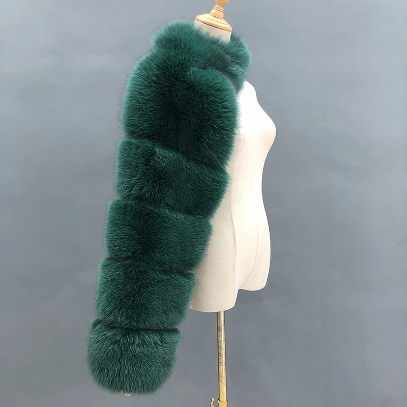 Женский модный роскошный чехол с меховым рукавом