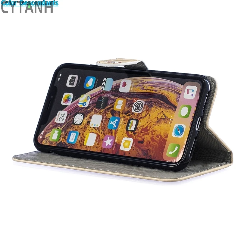 Чехол-книжка с 3D рисунком для iPhone X XS MAX XR 5 5S SE 6 S 7 8 Plus милый кролик элегантный