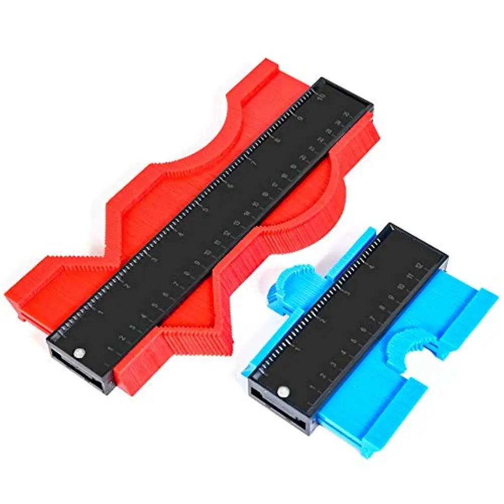 

12/25cm Contour Gauge Plastic Profile Copy Contour Gauges Standard Wood Marking Tool Tiling Laminate Tiles General Tools