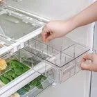 Ящик для хранения пищевых продуктов без решетки, Прозрачный Прямоугольный органайзер для еды, 4-8 ячеек, для домашних животных