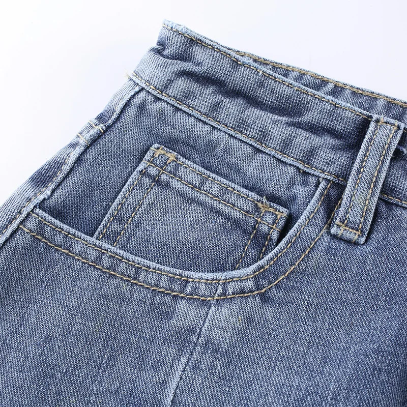 

2020 Hot Sale Sexy Lined with Split Pocket Jeans Skirt Women Pencil Skirt Mini Skirt Korean