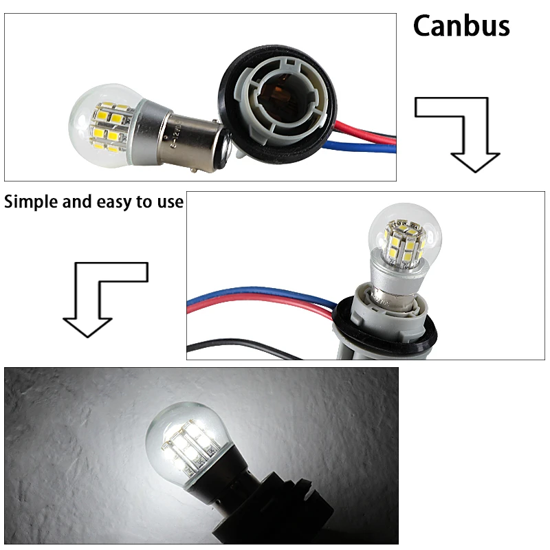 S15 ba15s 1156 p21w bay15d 1157 p21/5w canbus Светодиодные Автомобильные фары от 6 В до 12 в