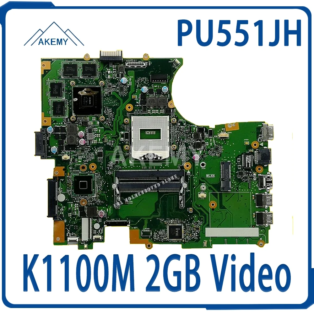 PU551JH материнская плата для ноутбука For Asus PU551J PU551 тест оригинальная N15P Q1 Quadro K1100M 2