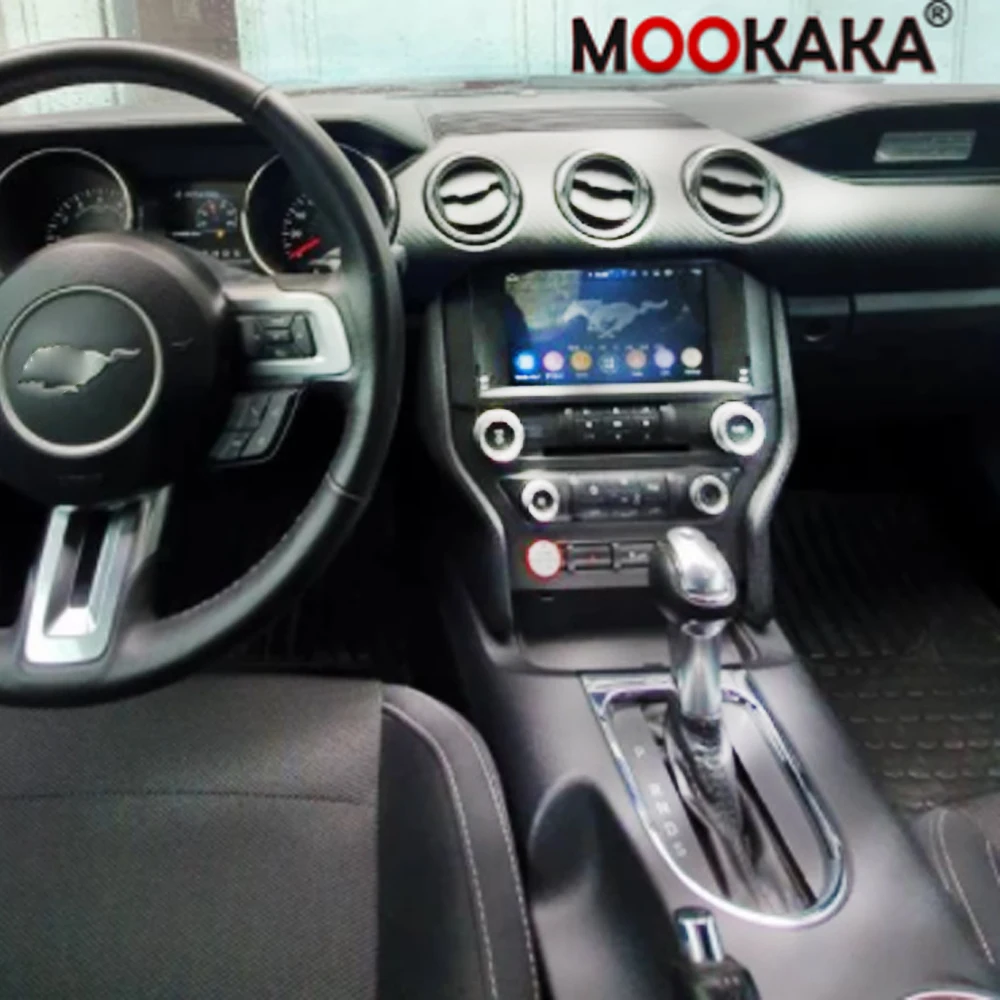 

Автомобильный мультимедийный плеер IPS PX6 Android 9. 0 4 + 10,0G для Ford Mustang 2015 + GPS-навигация аудио Радио стерео головное устройство DSP Carplay