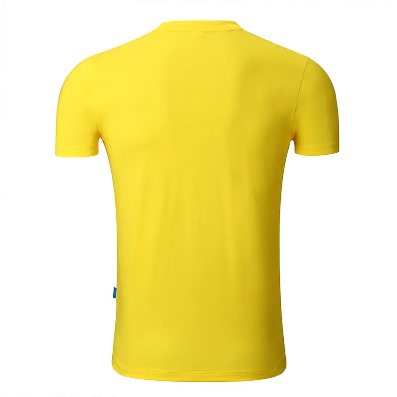 Мужская и женская шелковая хлопковая футболка с коротким рукавом круглым