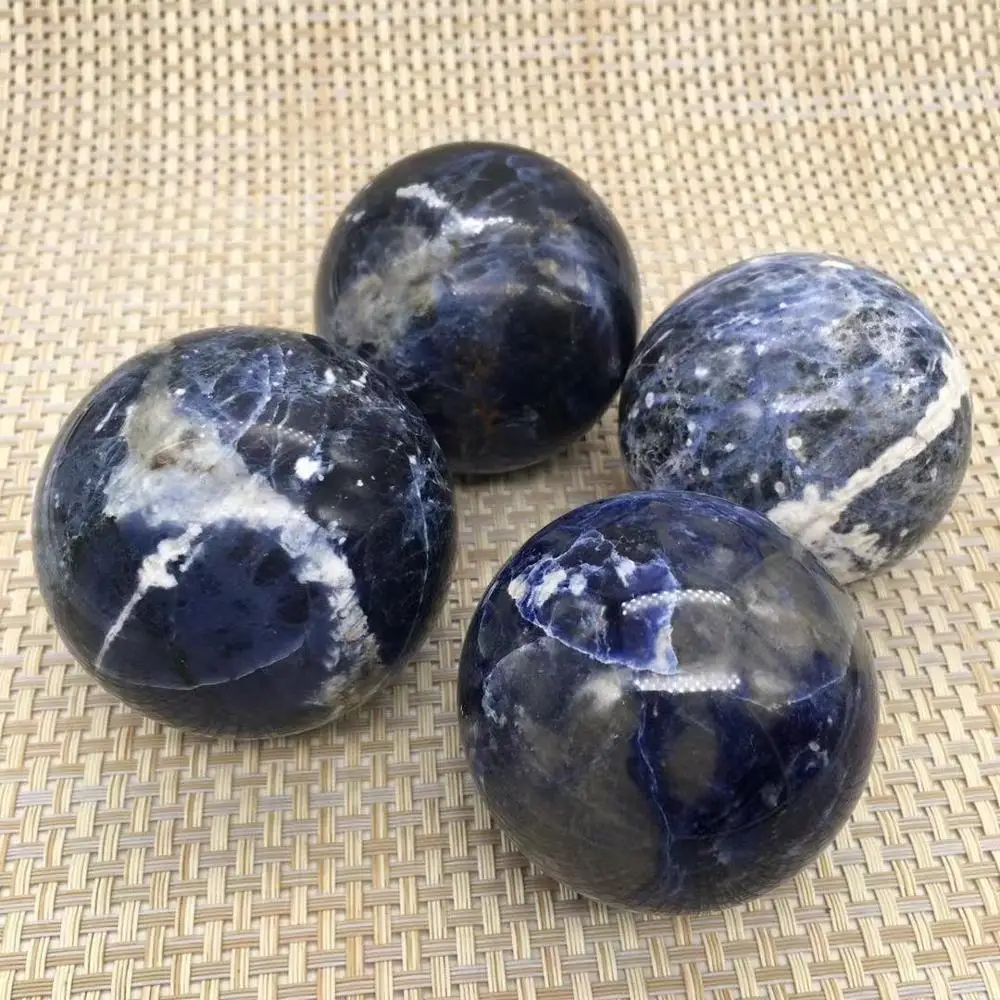 Sodalite Сфера кварцевые Минеральные Кристаллы натуральные драгоценные камни шар
