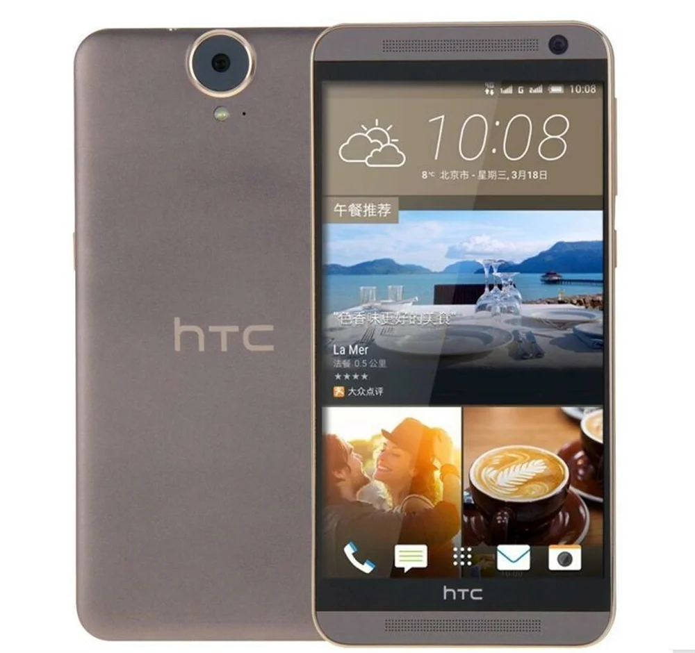 

Used HTC One E9 Plus 4G LTE 5.5inch MT6795 Octa Core 3G RAM+32G ROM 13mp+20mp front/back camera Dual Sim Wifi Global Version